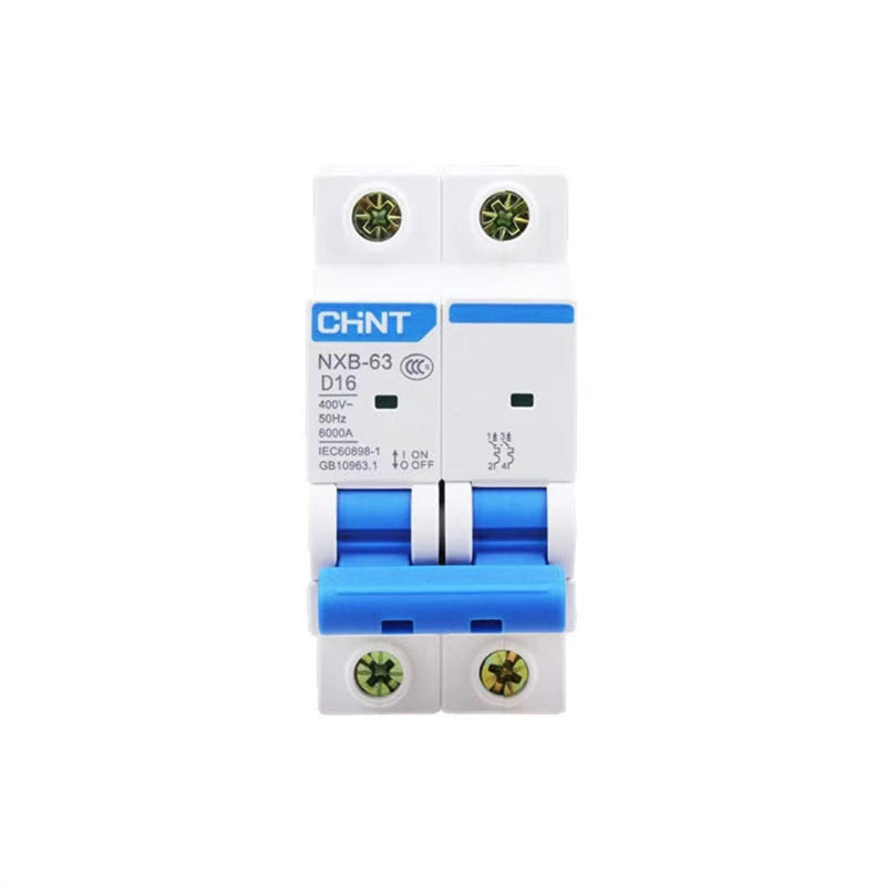 CHINT D Type Mini Circuit Breaker NXB-63a main switch 1p 2p 3p 4p16a20a32a40a