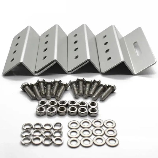 1 Set Z-type Aluminum Solar Panel Mounting Bracket for Carvan Roof - electrical center b2c