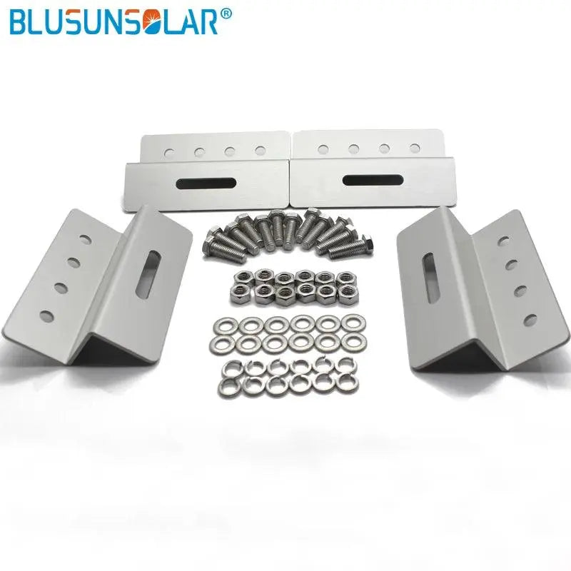 1 Set Z-type Aluminum Solar Panel Mounting Bracket for Carvan Roof - electrical center b2c