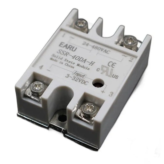1 pcs 40A 250V SSR-40DA-H Solid State Relay Module 3-32V DC TO 90-480V AC SSR 40DA-H SSR Resistance Regulator - electrical center b2c
