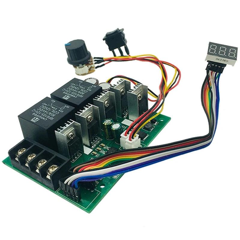 10~55V 60A 1800W DC Brush Motor PWM Governor 12V 36V 48V Reverse Digital Display Speed Controller Boat Scooter (BG1055-4060LRD).