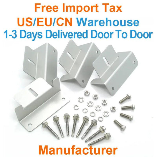 10 Sets 100% Aluminum Z Mounting Type Solar Panel Roof Mounting Bracket for Carvan Roof