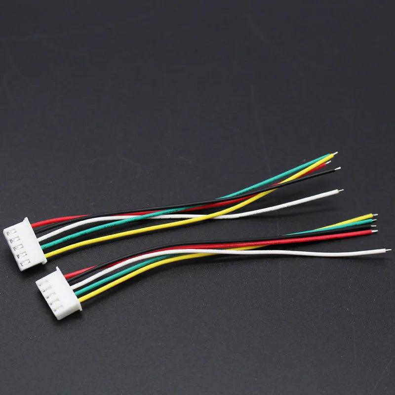 100 Pcs /lot 5s Lipo Jst Xh Balance Wire Extention Lead 100MM 26 AWG with Connector Pin