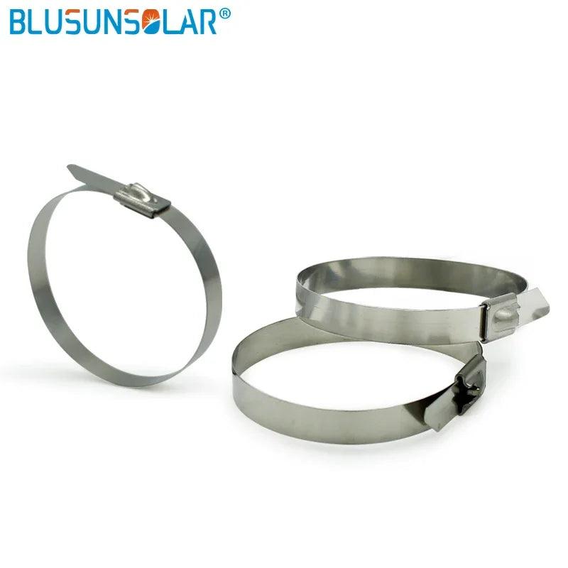 1000 Pcs /Lot 4.6 X 300MM (Thickness:2.5mm ) Wide Stainless Steel Sprayed Cable Tie