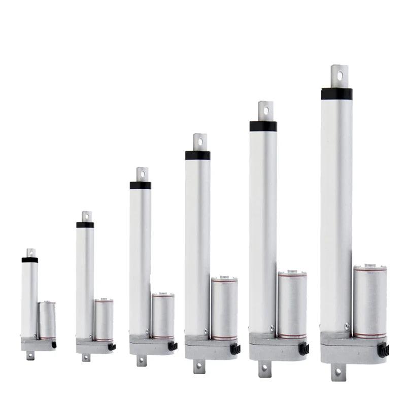 1000N Electric Linear Actuator DC 12V 24V Telescopic Stroke 20mm 30mm 50mm 100mm 250mm 400mm Gear Motor Automatic Lift,electric linear actuator 24v dc motor 250mm