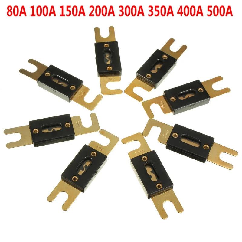 10Pcs/Lot Car Stereo Audio ANL Fuse Gold Plated 30 A -300A