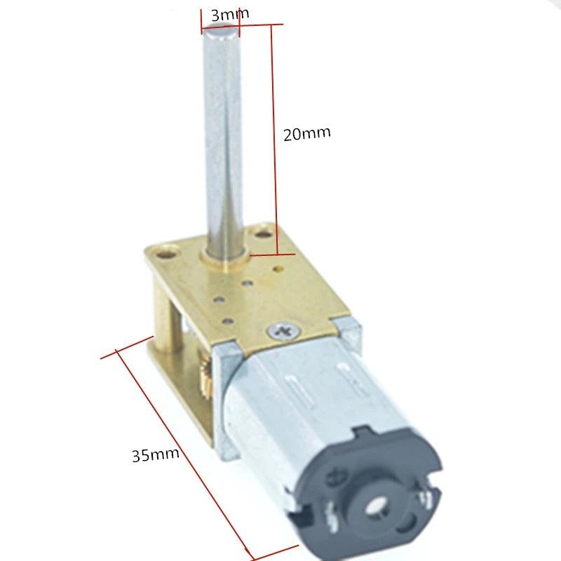 1218-N20 3V6V12V 20MM Round Shaft Micro DC Gear Motor