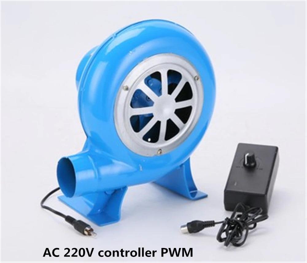 12V DC Household Blower 30W 40W 60W 80W 100W150W 200W Adjust Air Volume PWM AC 220V Blower Fan Barbecue BBQ Air Supply Cooling