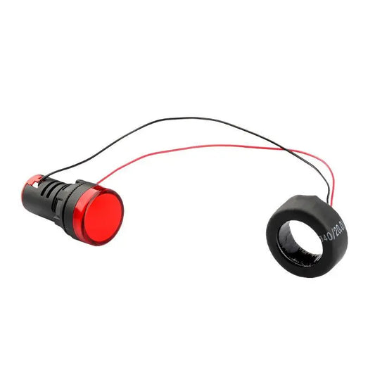22mm Tapping LED Current Indicator Power Indicator AC Current transformer Indicator - electrical center b2c,current indicator led