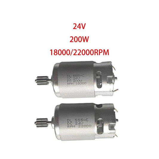 24V RS555 200W Children's Electric Toys Car Motor 24V DC Motor For Kid's Ride On Car 24V Engine For Kid's Electric Vehicle