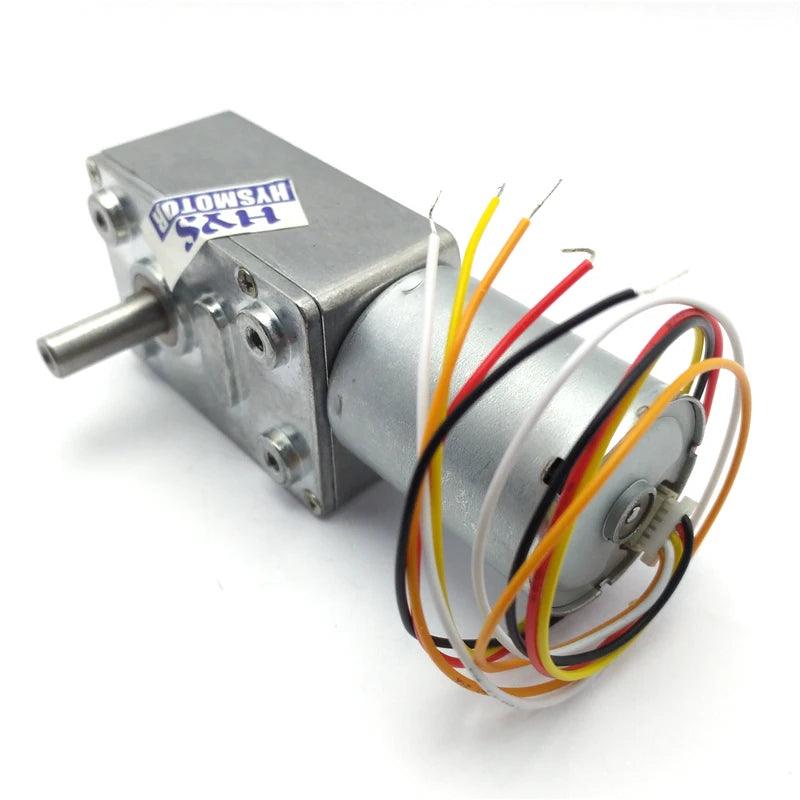 370 Brushless Motor Gear 12V 24V DC Electric Motor BLDC Metal Gearbox Worm Reduce Mni Motors JGY370