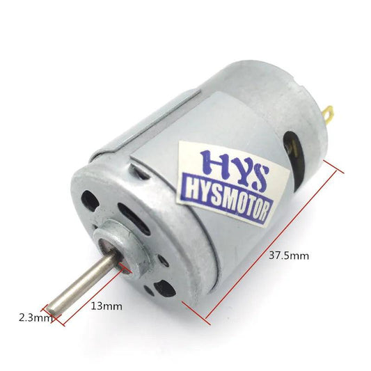 385 Micro DC Motor 12V 24V 4000rpm 8000rpm High Speed PWM Reversed CW CCW 12 Volt V Electric DIY Model Toy Fan RS385