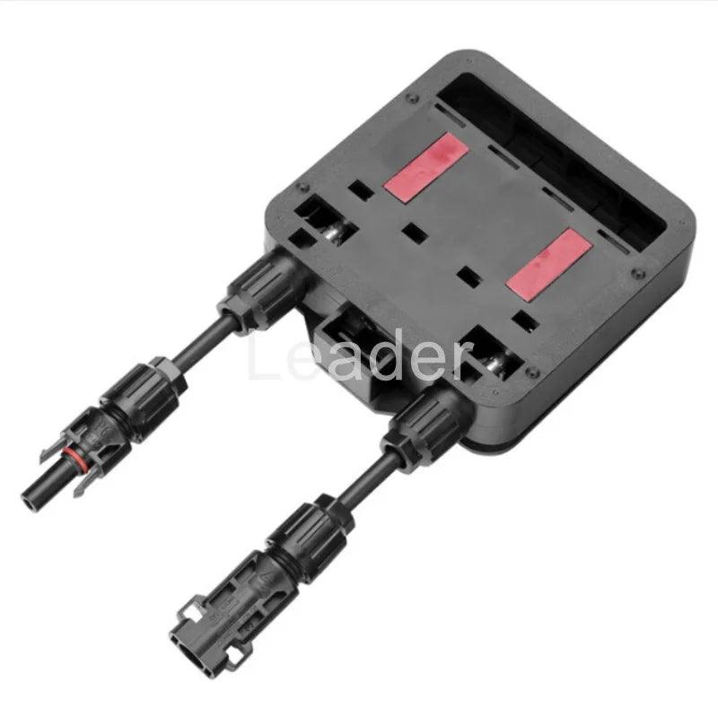 50 Pcs/lot 4 Way PV Combiner Boxes Photovoltaic Junction Box for Solar System, 3 Diodes Solar JB with Connector XH0200