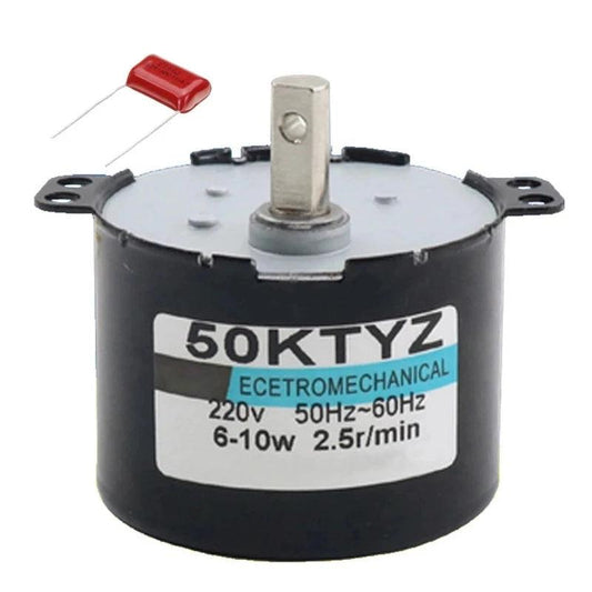 50KTYZ Permanent Magnet Synchronous Motor 6W With Fixed Bracket AC 12V 24V 110V 220V Geared Speed 1rpm to 60rpm Reversed CW CCW,50ktyz 110v motor,