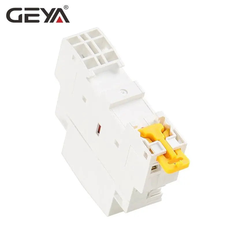 GEYA Din Rail Type Household Modular Contactor 2P 16A 20A 25A 2NC 2NO 1NO1NC 50/60Hz Automatic AC Contactor - electrical center b2c