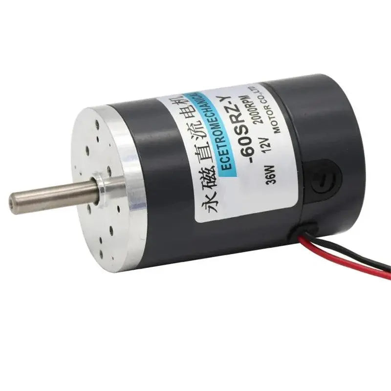60SRZ-Y 36W Permanent Magnet DC Motor 12V 24V Adjustable Speed Motors High Speed Brushed Double Ball Bearing :Low Noise 12 Volt - electrical center b2c