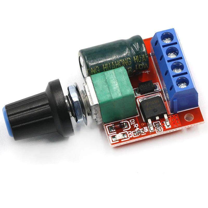 6V 12V 18V 24V DC Motor Controller PWM Speed Electric DC4.5V-35V 5A 90W Adjustable Control Governor Switch Drive Module