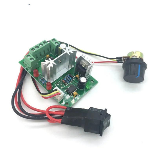 6V 12V 18V 24V DC Motor Controller PWM Speed Reversed CW CCW DC6V-30V 10A 200W Pause Start Governor PLC Switch Electric Motors,dc motor controller 12v