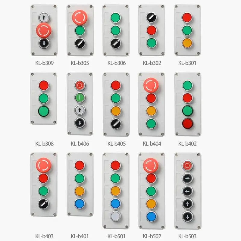 Arrow symbol indicates start and stop self-reset Momentary Waterproof button box switch emergency stop industrial control box - electrical center b2c