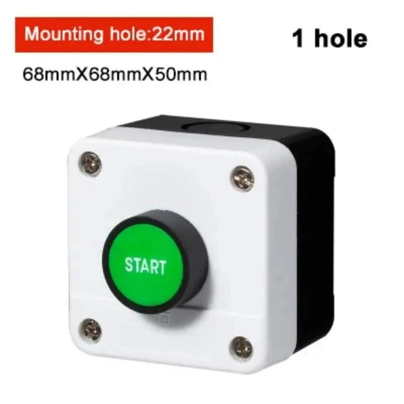 Arrow symbol indicates start and stop self-reset Momentary Waterproof button box switch emergency stop industrial control box - electrical center b2c