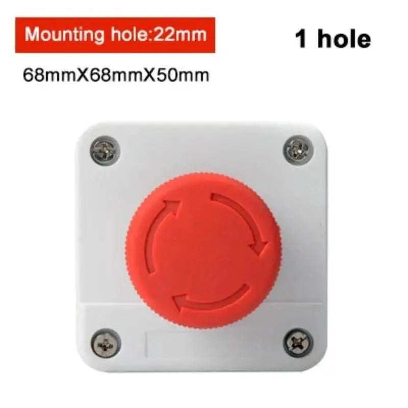 Arrow symbol indicates start and stop self-reset Momentary Waterproof button box switch emergency stop industrial control box - electrical center b2c