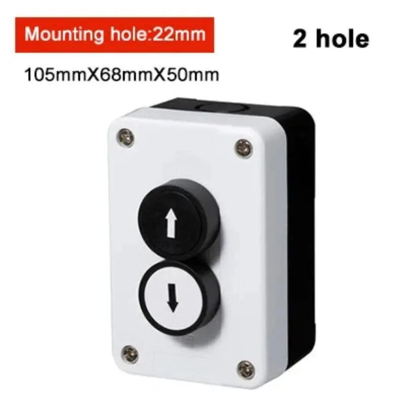 Arrow symbol indicates start and stop self-reset Momentary Waterproof button box switch emergency stop industrial control box - electrical center b2c