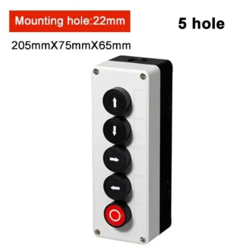 Arrow symbol indicates start and stop self-reset Momentary Waterproof button box switch emergency stop industrial control box - electrical center b2c