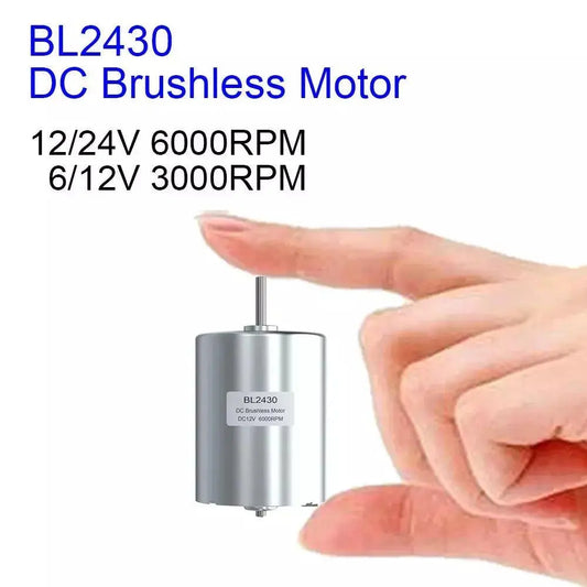 BL2430 DC Brushless 6W 12V 24V 6000 8000RPM (Support 6V 12V 3000 4000RPM 5V 9V 18V 21V...) BLDC Micro Motor Forward and Reverse - electrical center b2c
