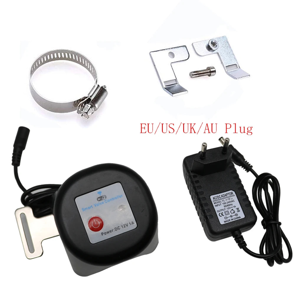 Tuya Amazon Alexa Google Assistant Smart Wireless Control Gas Water Wifi Valve Smart Life WiFi Shut OFF Controller Garden Timer