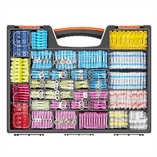 Heat Shrink Butt Crimp Terminals Waterproof Solder Seal Electrical Connectors Wire Cable Splice Kit Automotive Marine electrical center b2c