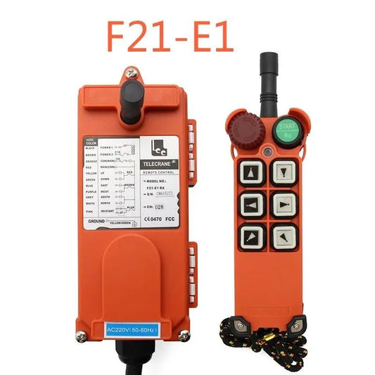 Industrial Remote Controller Switches Hoist Crane Control Lift Crane 1 Transmitter + 1 Receiver F21-E1 Arrow - electrical center b2c