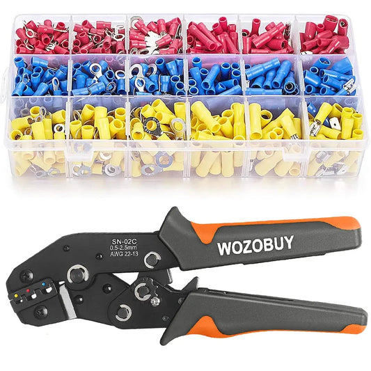 Pressed Pliers Electrician Tool Crimping Tool Electrical Terminal Clamp Electronics Pressing Connector 02C Wire stripping pliers electrical center b2c