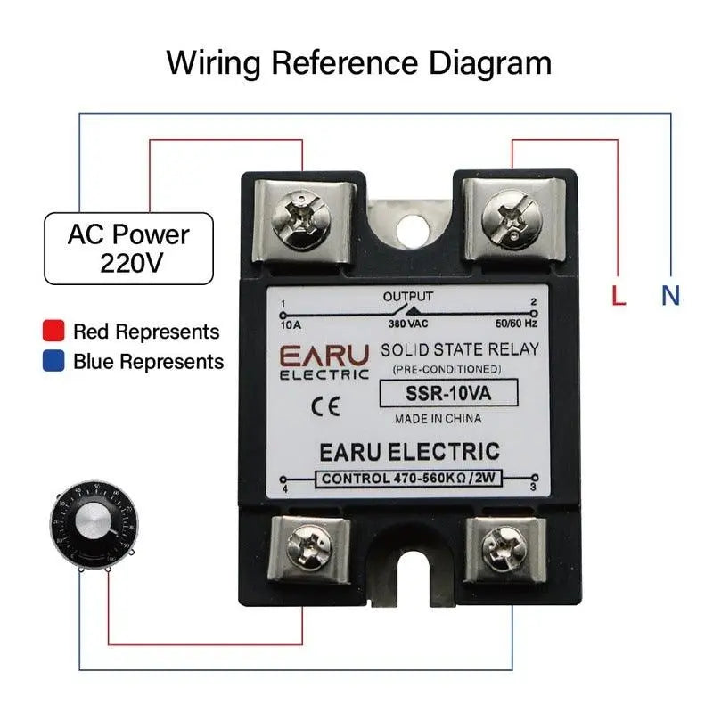 SSR-10VA SSR-25VA SSR-40VA SSR Solid State Relay Voltage Regulator - electrical center b2c