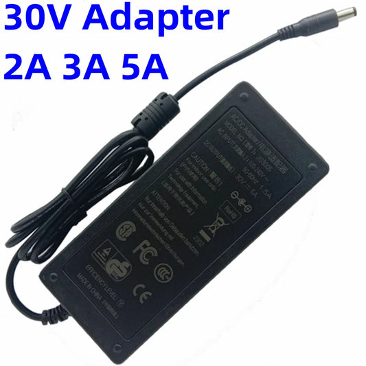 UK Plug 30V 5A 2a 3A Power Supply Adapter 31v 2A 32V 1A 4A 5A 36V 24V 25V 28V 18V 15V 48V 2A 12V 3.5a 6A 7A 10A 12.5A Power Adaptor ACDC