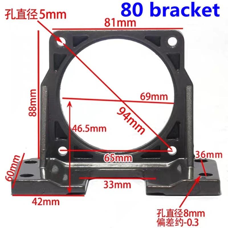 AC 110V 220V Synchronous Motors Mount Bracket 50KTYZ 60KTYZ 68KTYZ 70KTYZ 80KTYZ Electric 220 V Volt Motor Fixed Holder Metal,80ktyz