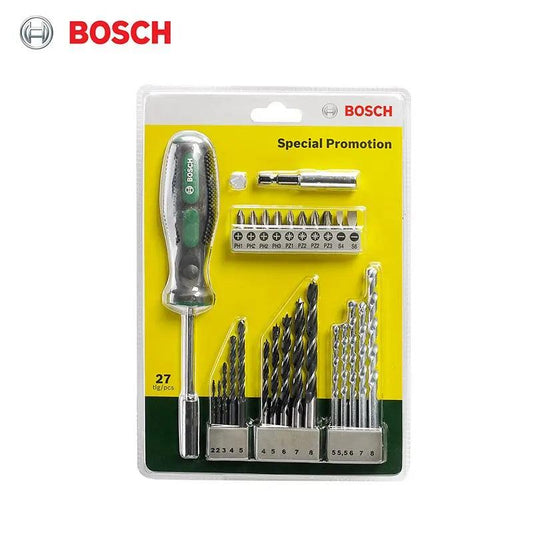 BOSCH 27-Bit Mixed Drill Set| Hand Tool Combination - electrical center b2c