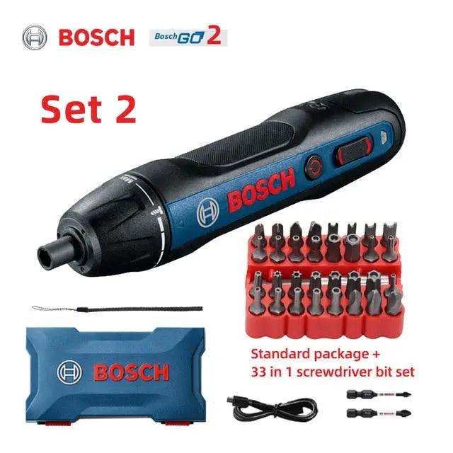 BOSCH- Go 2 Electric Screwdriver 3.6V Multi-function Screwdriver - electrical center b2c