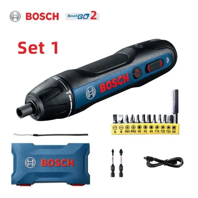 BOSCH- Go 2 Electric Screwdriver 3.6V Multi-function Screwdriver - electrical center b2c