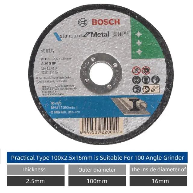 BOSCH- Metal Cutting Blades For 100mm Angle Grinder Metal Cutting| 5 to 25PCS Optional - electrical center b2c