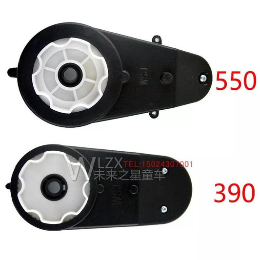 Children Electric Car Gearbox With Motor DC 12V 6V Kids Ride On Electric Car Motor Gear Box,Baby Car Reducer Gearbox 550 and 390,motor gearbox children s car