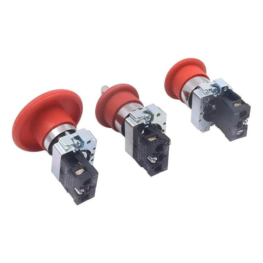 CHINT Emergency Stop Button Switch 40mm/60mm Self-locking BS542 With Key Np2 - electrical center b2c