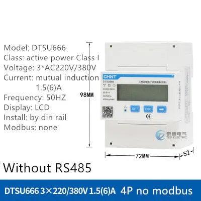 CHINT- Multifunction Meter Programable| V,A,W,KWH,VAR, RS485 6A-80 optional - electrical center b2c