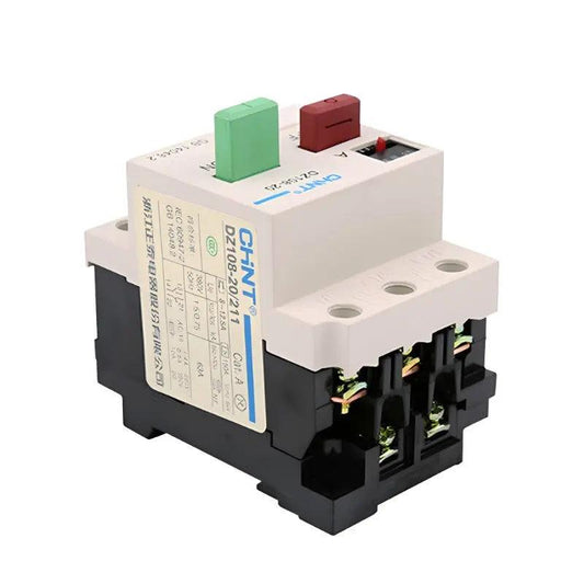 CHINT- Original Motor Circuit Breaker| DZ108-20/211 380V 0.4A up to 20A - electrical center b2c,chint dz108-20