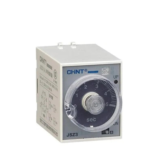 CHINT Time Power On Relay JSZ3A-A A-B A-C A-D A-E 1S 5S 10S 30S 60S 1M JSZ3A ST3P AC380V AC220V AC110V AC36V AC24V DC24V DC12V,jsz3a-a ac220v