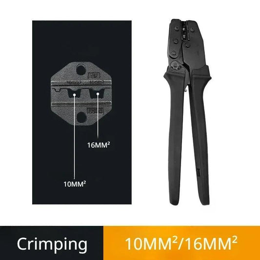 Connector Pressing Ratchet Special Wire Stripping and Crimping Tool for 10MM ²/ 16MM ² 8AWG/6AWG Solar Photovoltaic Cable