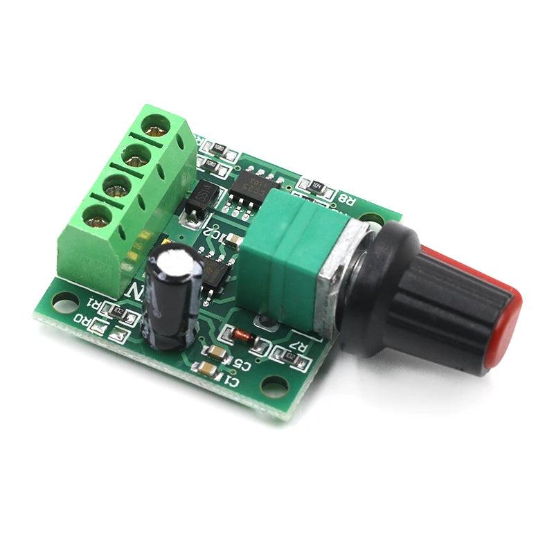 DC 1.8V-12V 2A Motor Controller PWM Speed Electric Low Voltage 1.8V 3V 5V 6V 12V Mini Regulator Switch Adjustable Drive Module