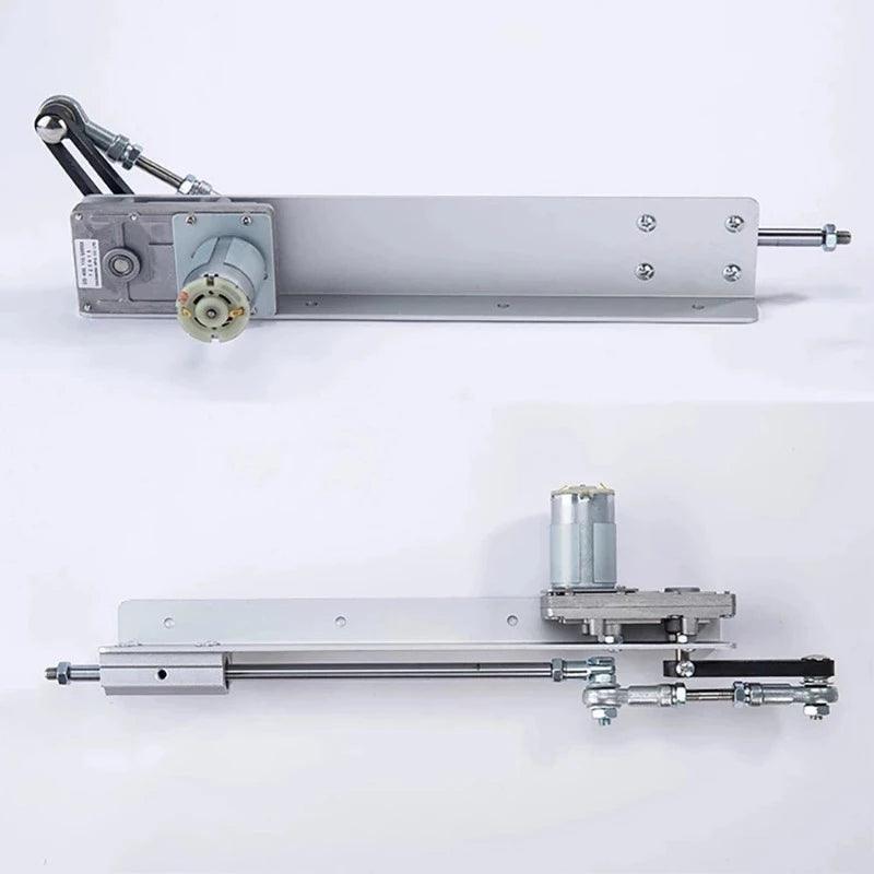 DC 12V 24V Reciprocating Cycle Linear Actuator Gear Motor With Power Adapter AC 220V PWM Speed Controller Stroke 2-8CM 3-15CM