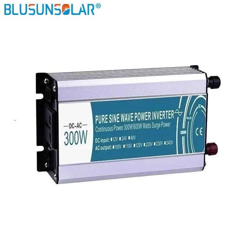 DC/AC 300W 12v/24v/48v Pure Input Sine Wave Power Inverter To110v 220v 230v 50/60hz Inverter
