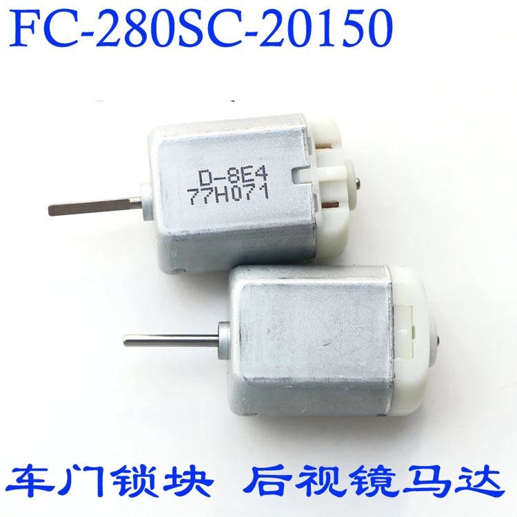 FC-280SC-20150 DC Motor 12V 105000RPM Shaft 17mm Car Door Lock Block/Locker/Central Lock Accessories/ Folding Rearview Mirror