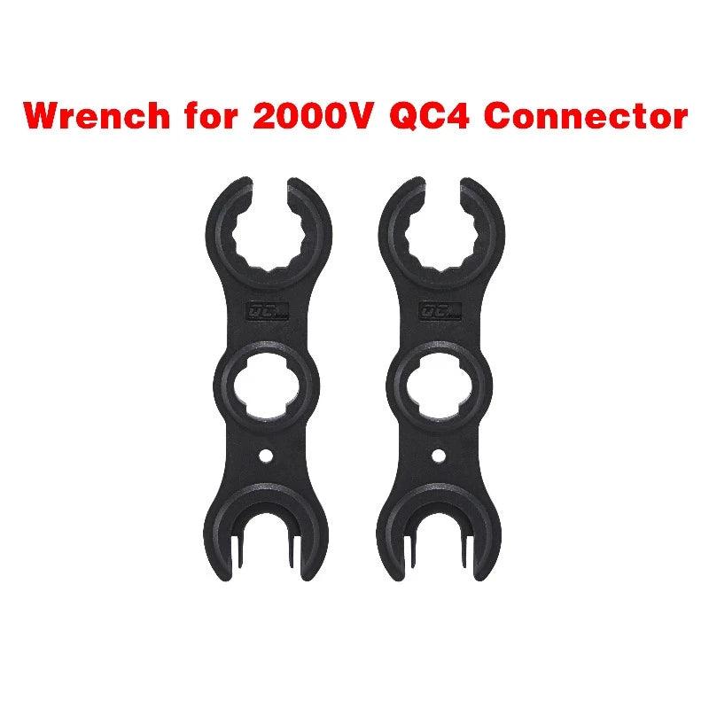 Free shipping IP68 1500V Solar QC4 Conenctor PPO Housing Material solar connector PV Connector for 2.5/4/6mm2 Solar Cable